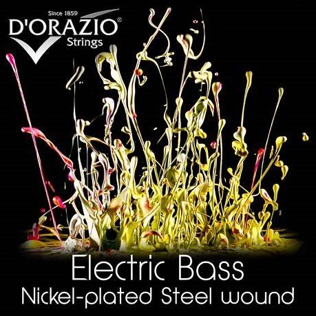D'ORAZIO Electric Bass Nickel-plated Steel wound 5-str