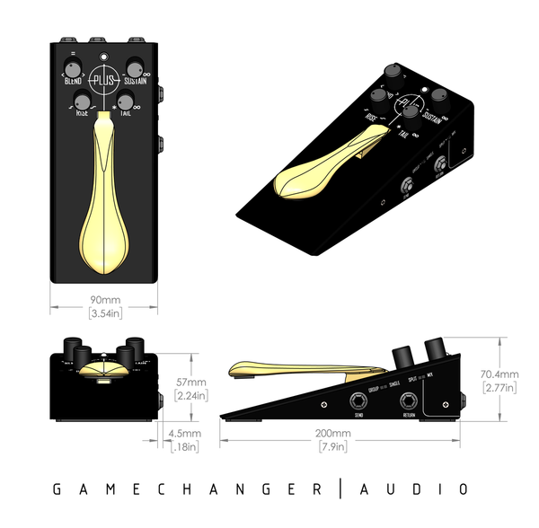 Gamechanger Plus Pedal, sustain effects device