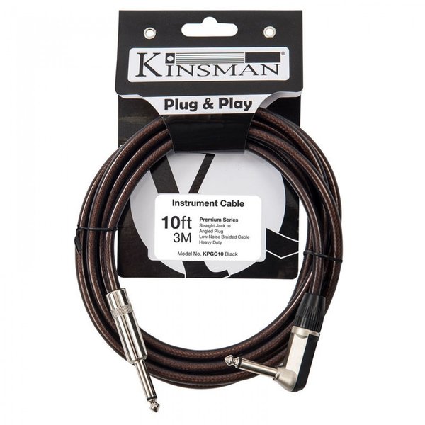 Kinsman Premium Instrument Cable - 3m. Angled / Straight