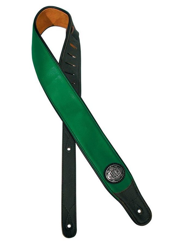 Gaucho Stylish Series guitar strap, green