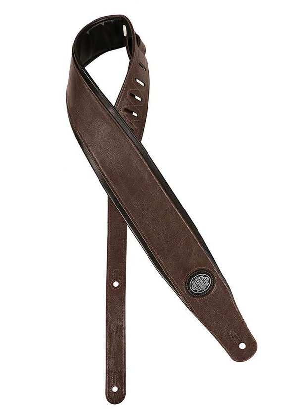 Gaucho Padded Series guitar strap, dark brown