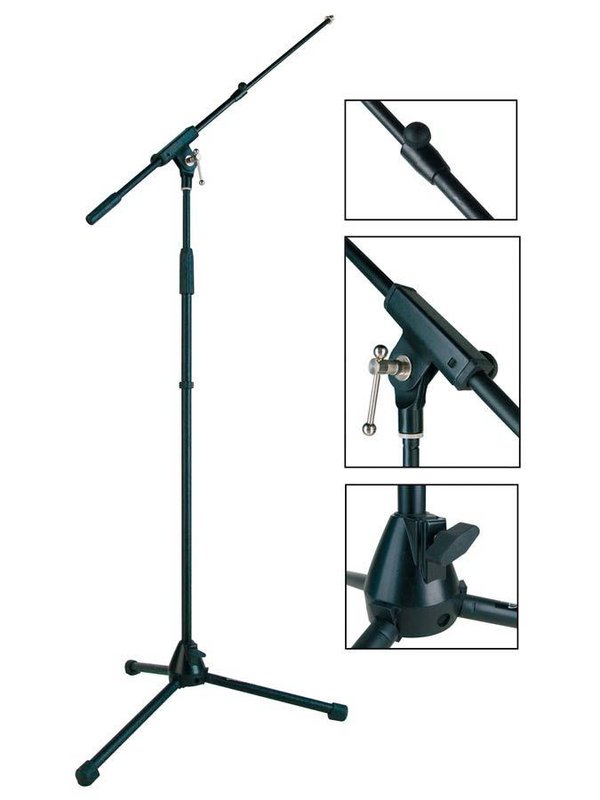 Stage Pro Series microphone stand with adjustable boom
