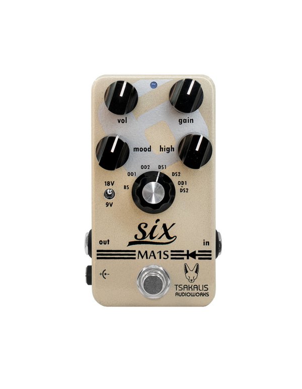 Tsakalis SIX MA1S Limited Edition, Booster – Overdrive – Distortion