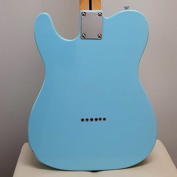 Vintage V75 ReIssued Electric Guitar ~ Laguna Blue
