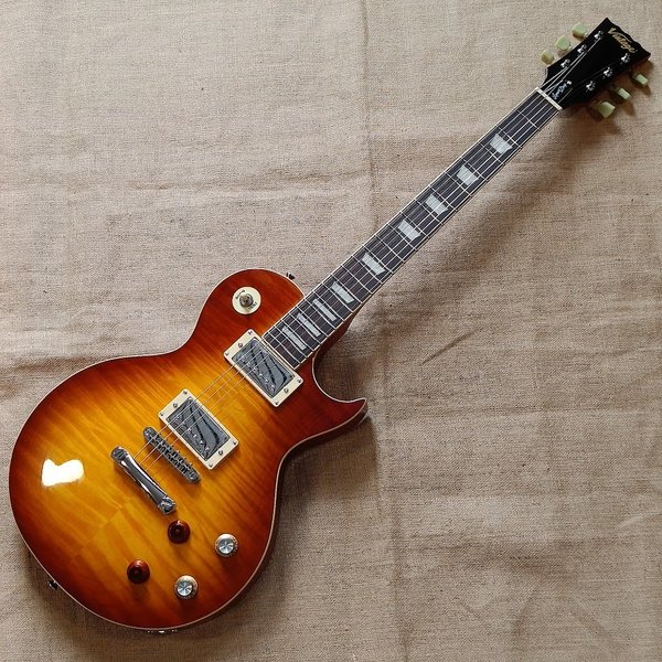 Vintage V100 ReIssued Electric Guitar ~ Lemon Drop