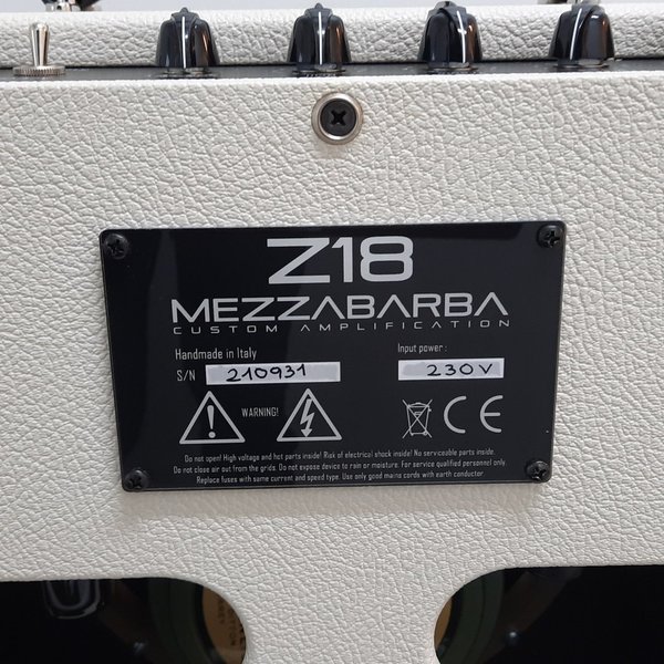 Mezzabarba Z18 Combo 1x12", 20W amplifier