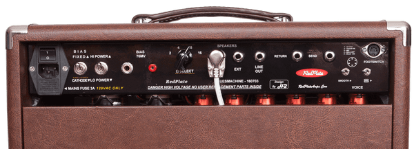 RedPlate BluesMachine, Custom 50W/18W P2P amplifier