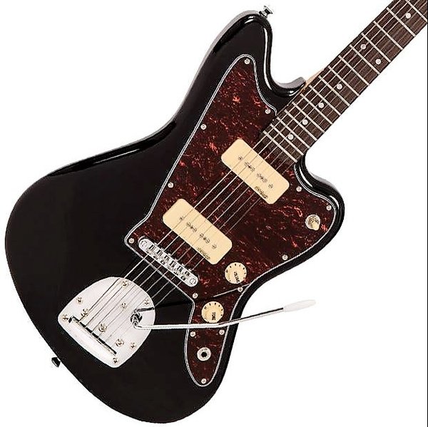 Vintage V65 ReIssued Vibrato Electric Guitar ~ Gloss Black