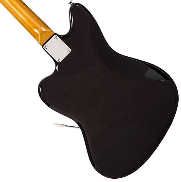 Vintage V65 ReIssued Vibrato Electric Guitar ~ Gloss Black