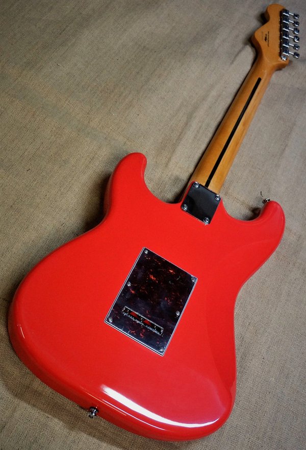 Vintage V6M ReIssued Electric Guitar ~ Firenza Red