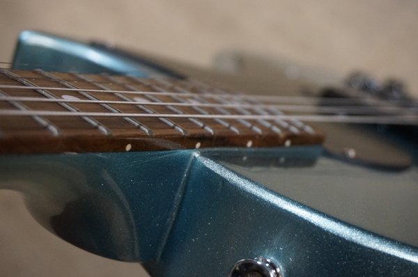 Vintage V120 ReIssued Electric Guitar ~ Gun Hill Blue