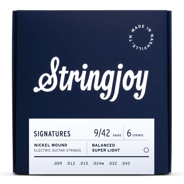 Stringjoy Signatures | Balanced Super Light 9-42 Nickel Wound